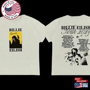 Billie Eilish  Tour Concert T-Shirt Classic 2 Sided